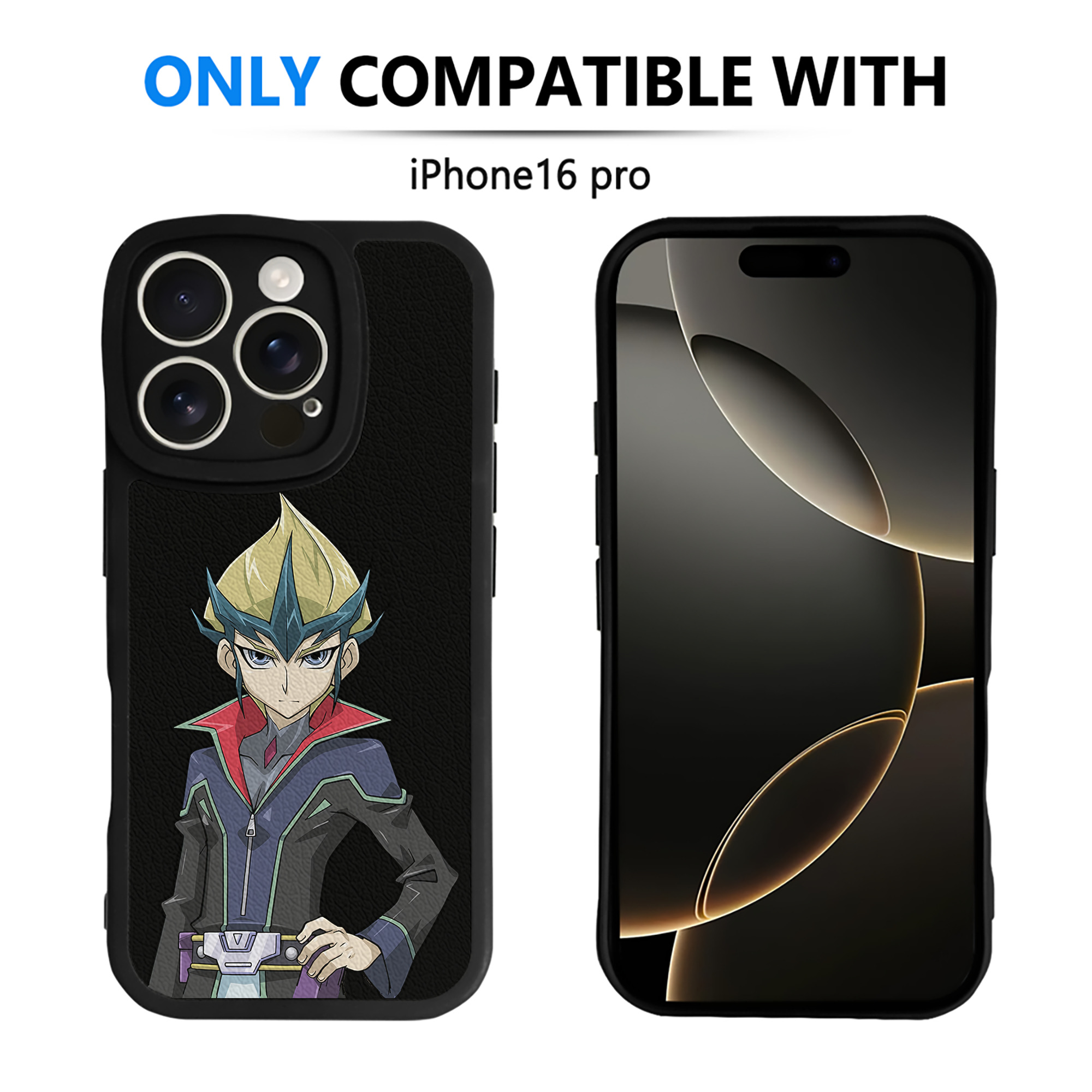 遊☆戯☆王 Yu-Gi-Oh! 【iPhone 16シリーズ対応】シリコンスマホケース（レザー調） 材質：シリコン